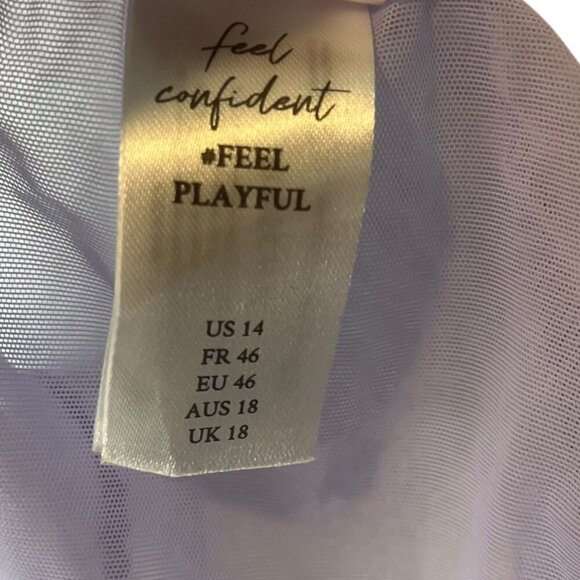 Felicity‎ Hayward X Playful Promises Luna Embroidered Bra High Waist Briefs Set - Picture 12 of 13